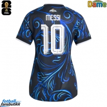 Argentina Lionel Messi #10 Bortedrakt Dame EM 2024 Kortermet